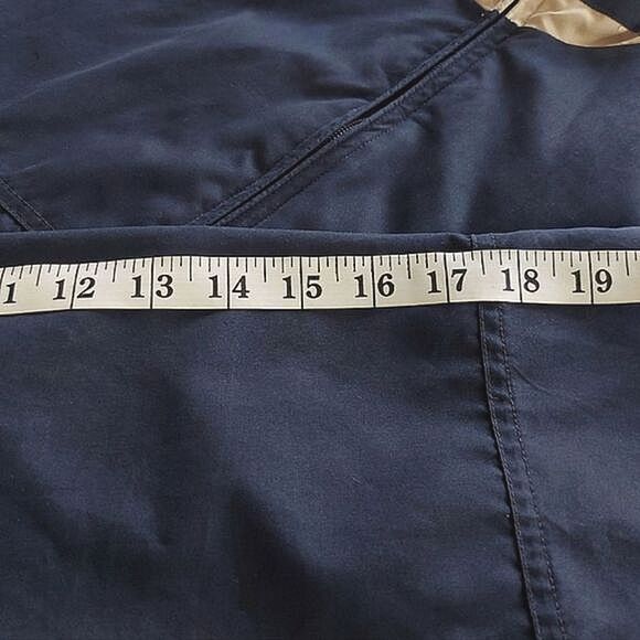 Vtg Cutter & Buck soft shell navy zip up golf windbreaker jacket - Picture 12 of 13